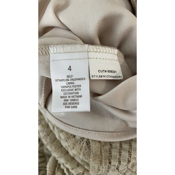 Cottagecore 4 Fairy Coquette Romantic Lace Dress Boho Bridal Prairie Angel - Picture 11 of 12